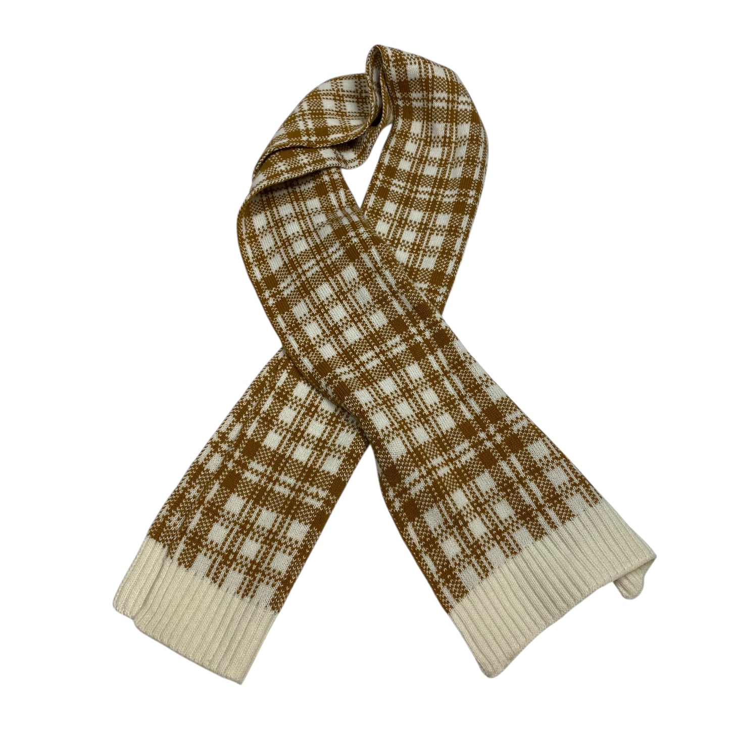 Scarf Long By Timberland In Brown & Cream