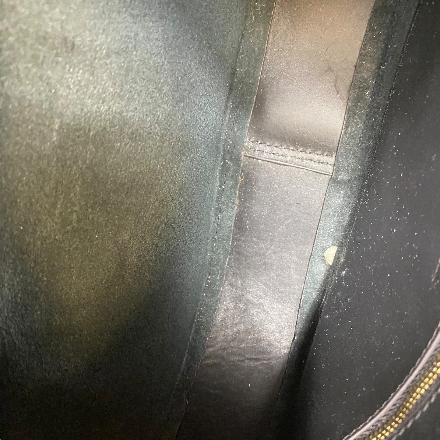 Handbag Leather By Banana Republic In Black, Size:Medium