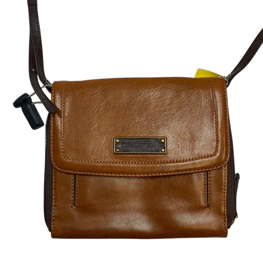 Crossbody Leather By Tignanello  Purses In Brown, Size:Small