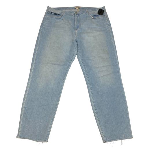 Jeans Skinny By L Agence In Blue Denim, Size:14