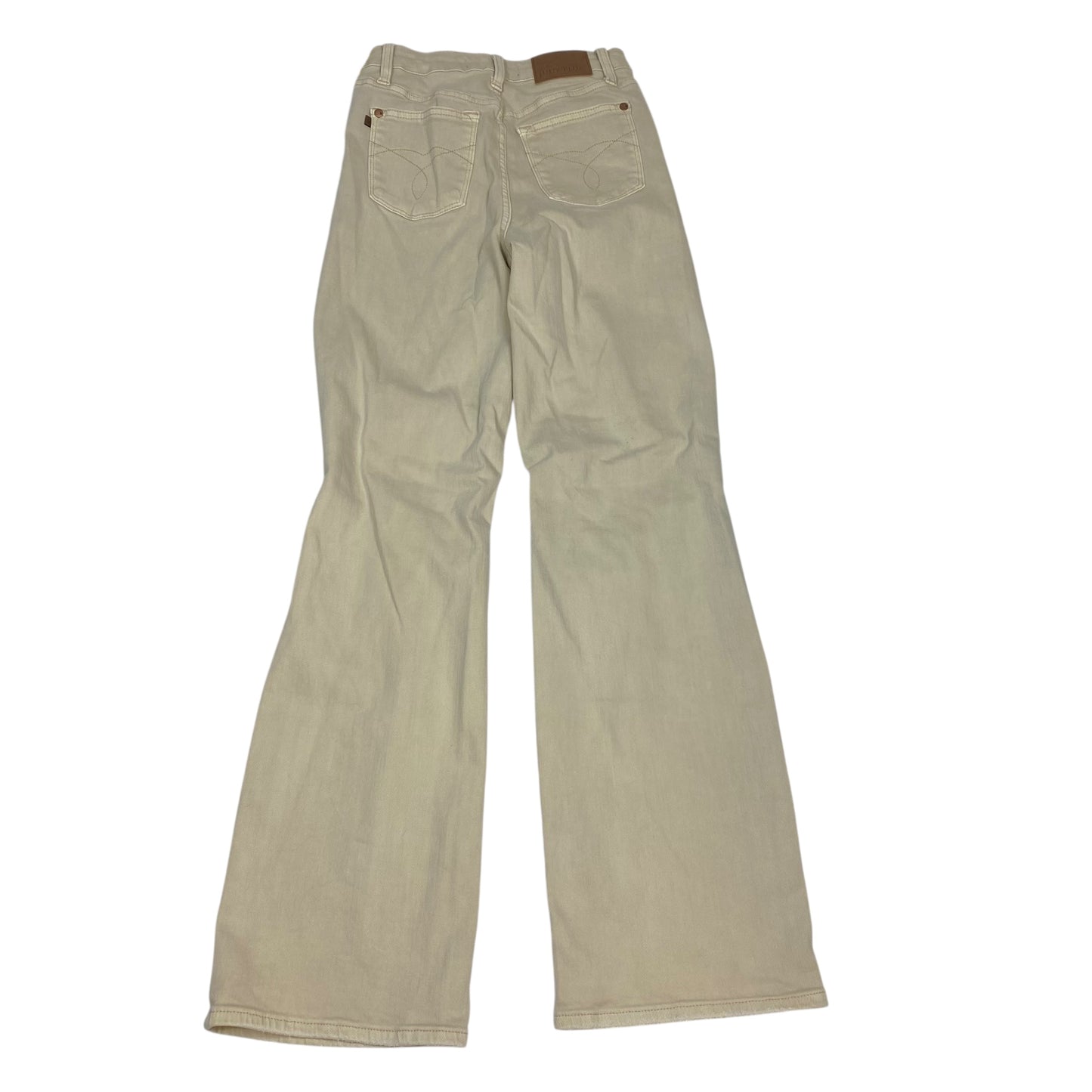 Jeans Flared By Judy Blue In Tan Denim, Size:2