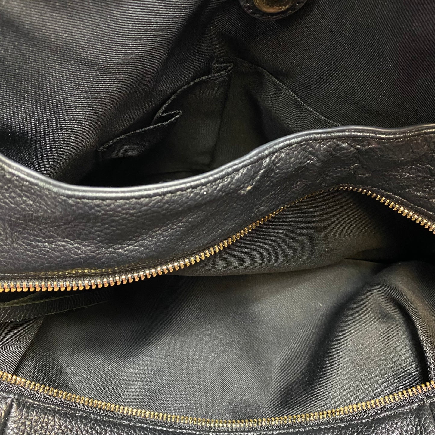 Handbag Leather By Vince Camuto, Size: Medium