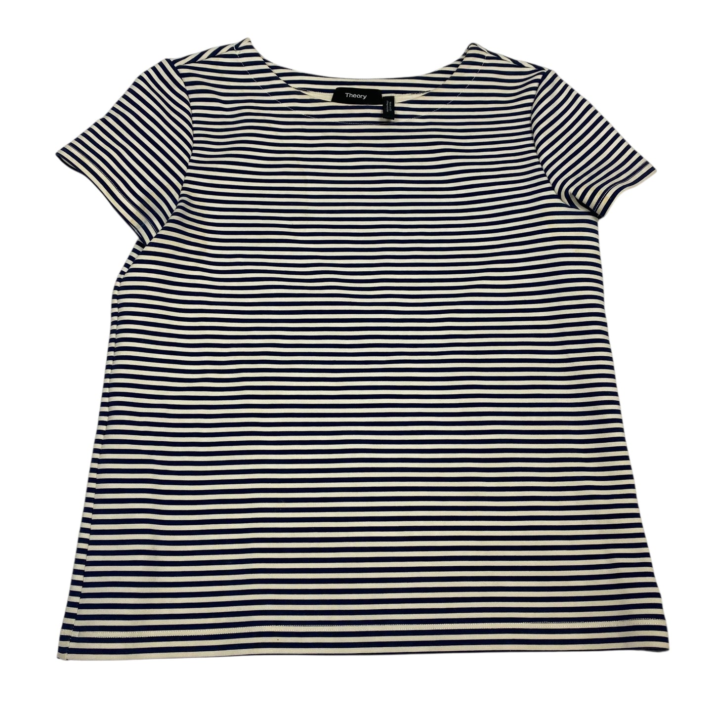 Top Ss By Theory In Blue & Cream, Size:S