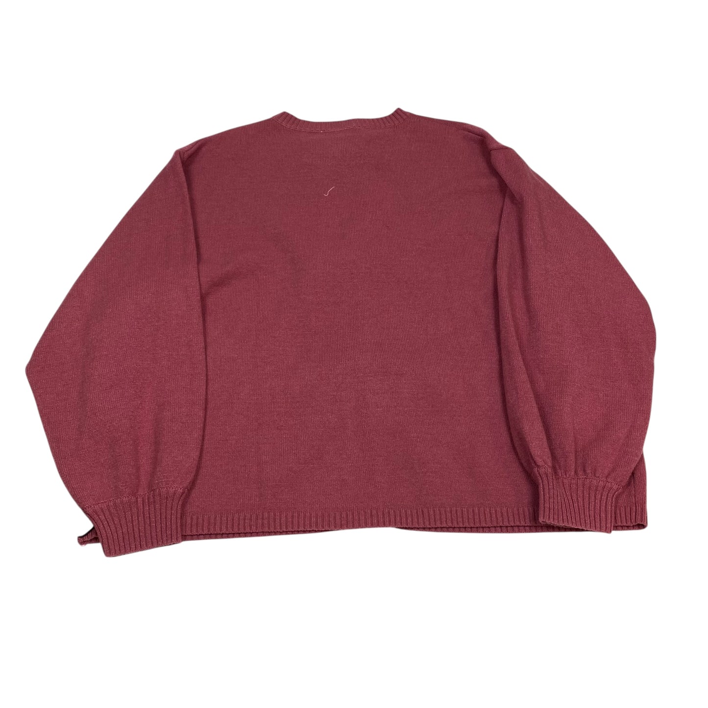 Sweater By Eloquii In Pink, Size:4X