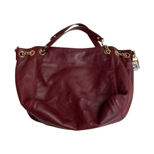 Handbag Designer By Michael Kors In Red, Size:Medium