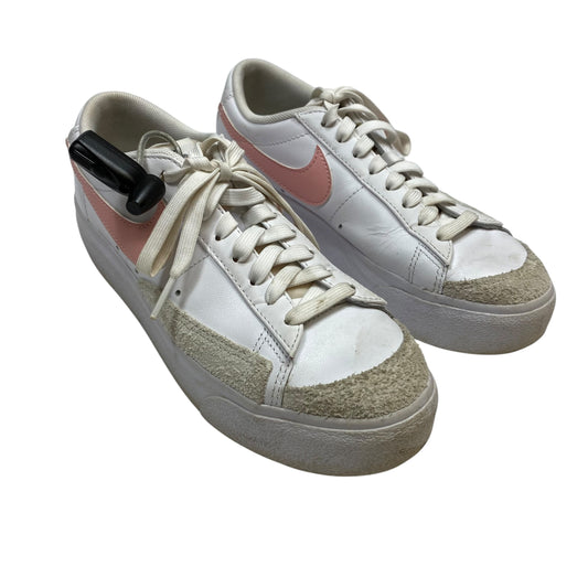 Shoes Sneakers By Nike In Pink & White, Size:7