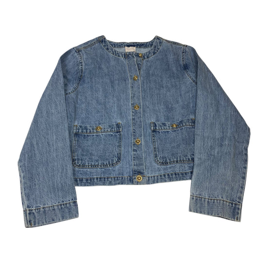 Jacket Denim By Entro In Blue Denim, Size:L