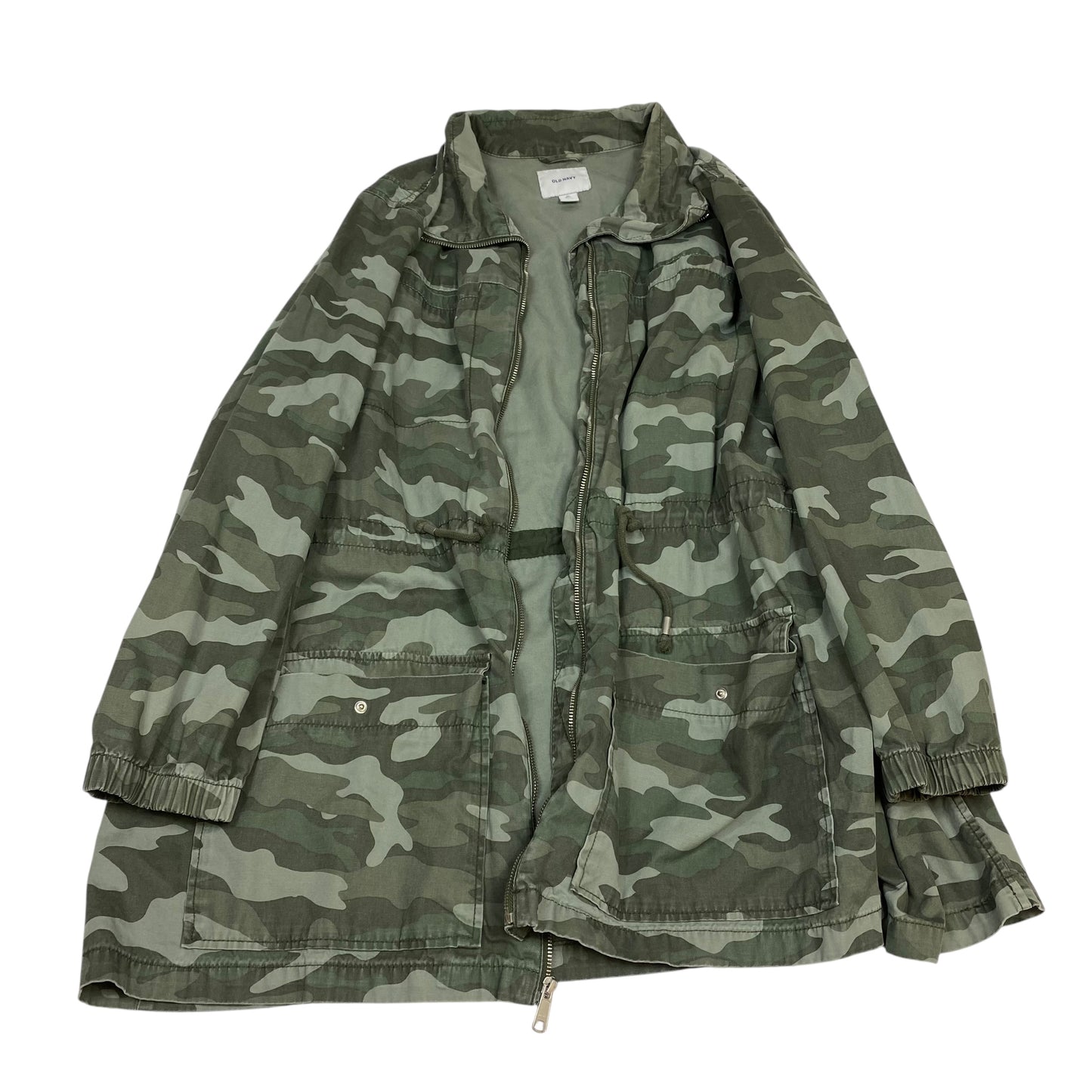 Jacket Utility By Old Navy In Camouflage Print, Size:4X