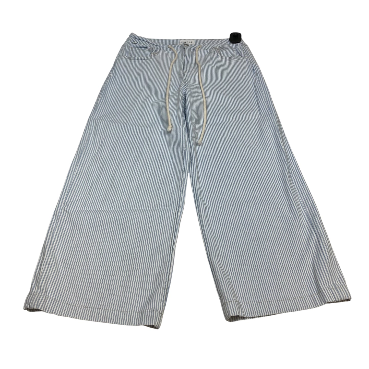 Jeans Wide Leg By Ceros In Blue Denim, Size:6