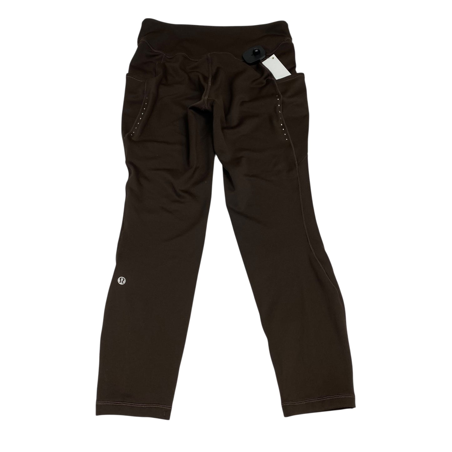 Athletic Leggings Designer By Lululemon In Brown, Size:M