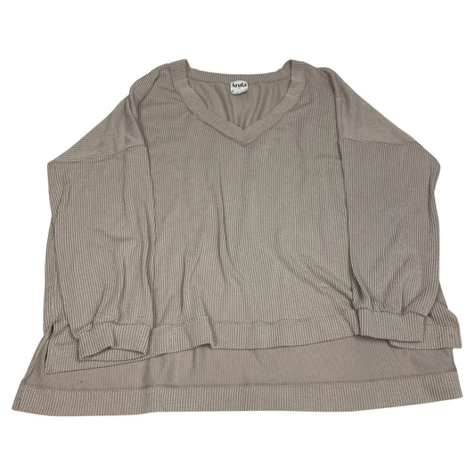 Top Ls By Arula In Brown, Size:3X