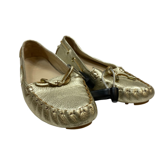 Shoes Designer By Cole-Haan In Gold, Size:8