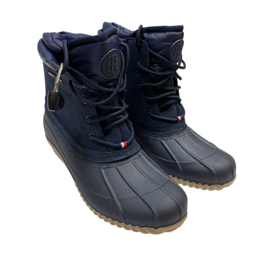 Boots Rain By Tommy Hilfiger In Navy, Size:10