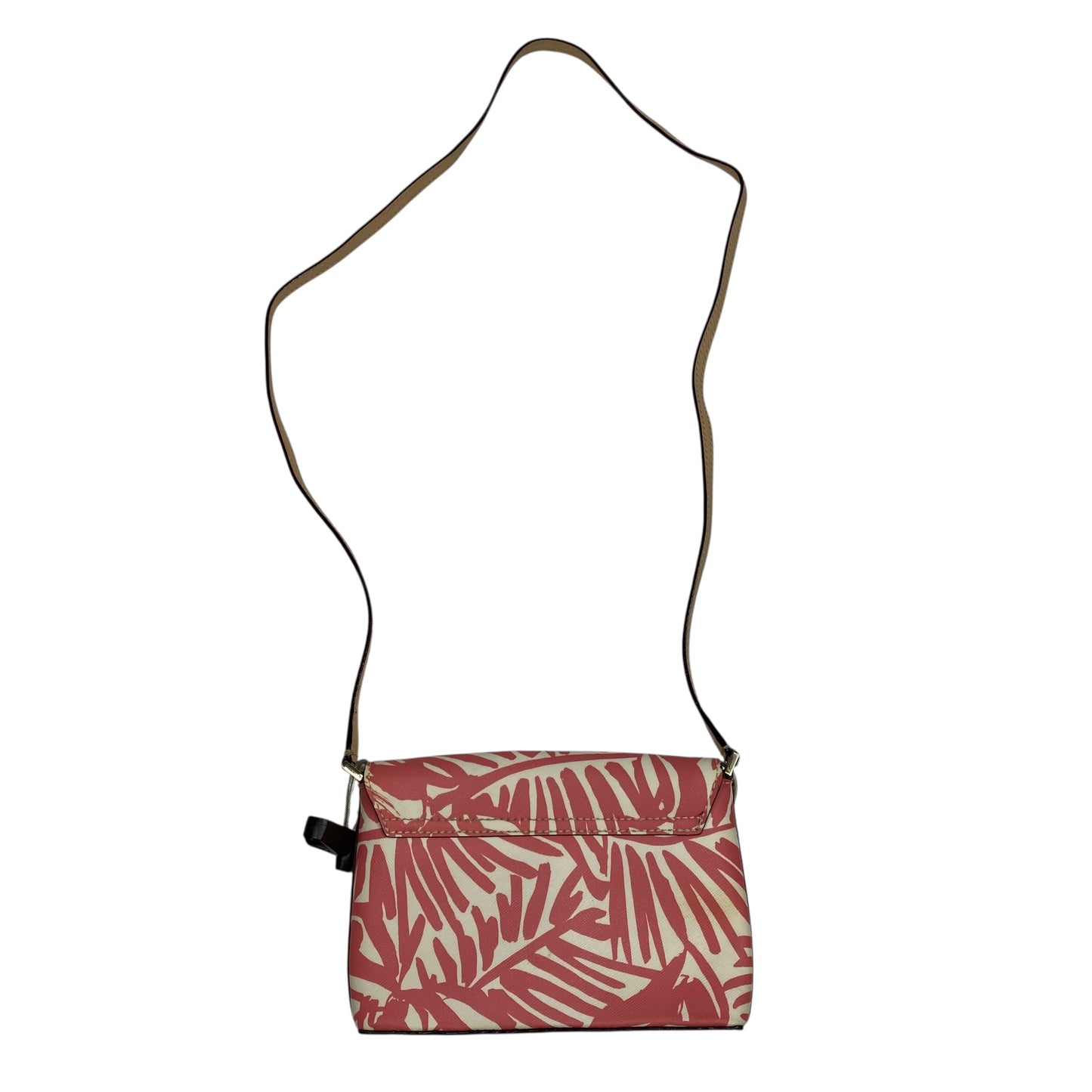 Crossbody Designer By Kate Spade In Pink & White, Size:Small