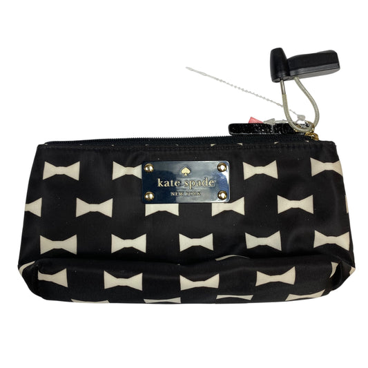 Makeup Bag Designer By Kate Spade In Black, Size:Small