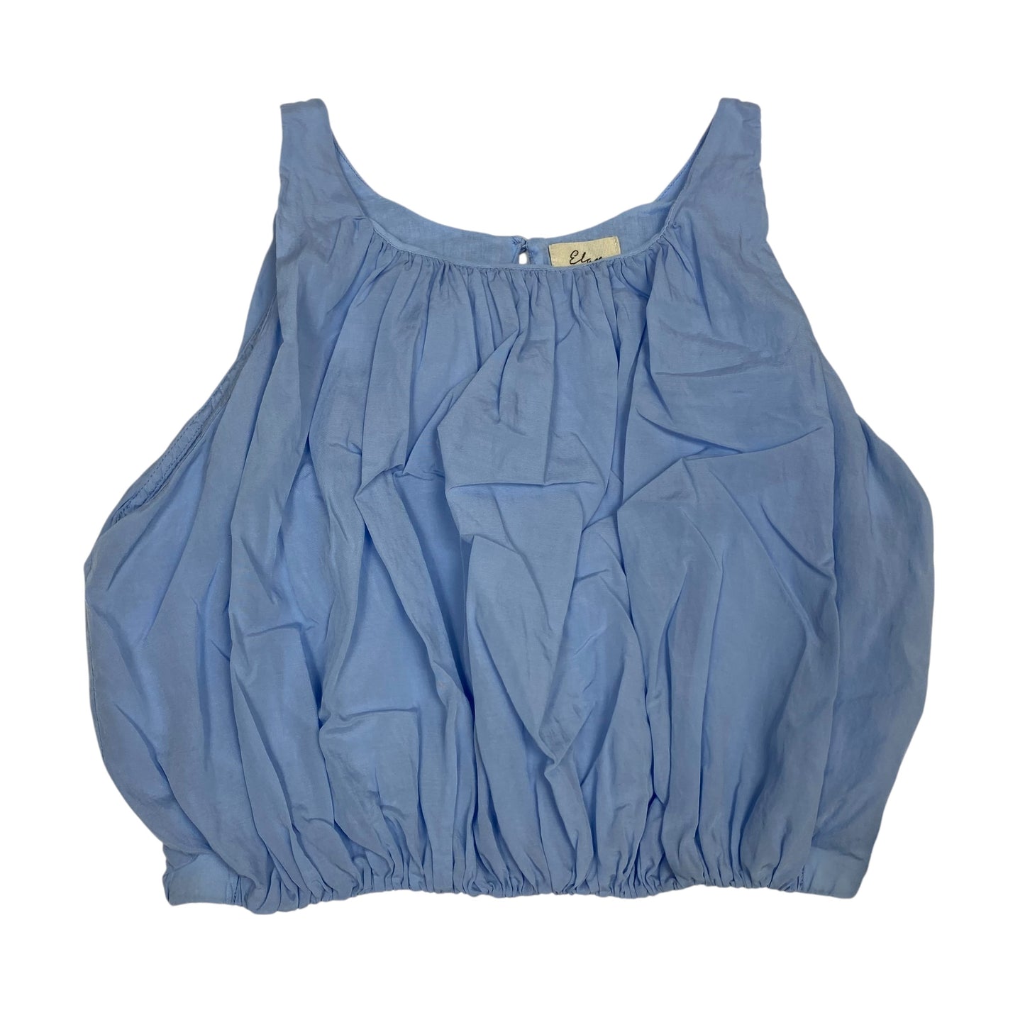 Top Sleeveless By Elan In Blue, Size:S