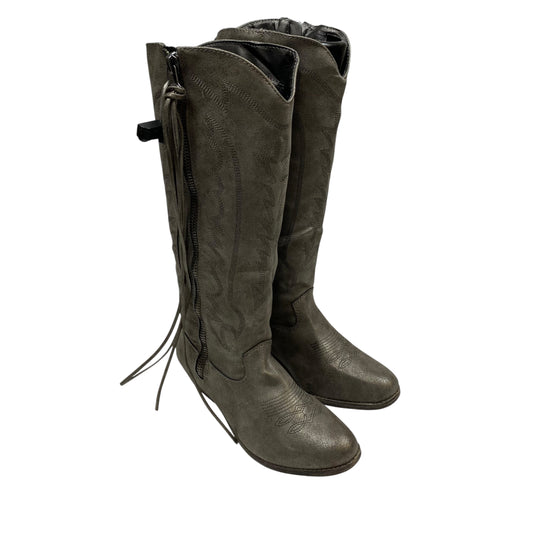 Boots Western By Rampage In Grey, Size:8.5