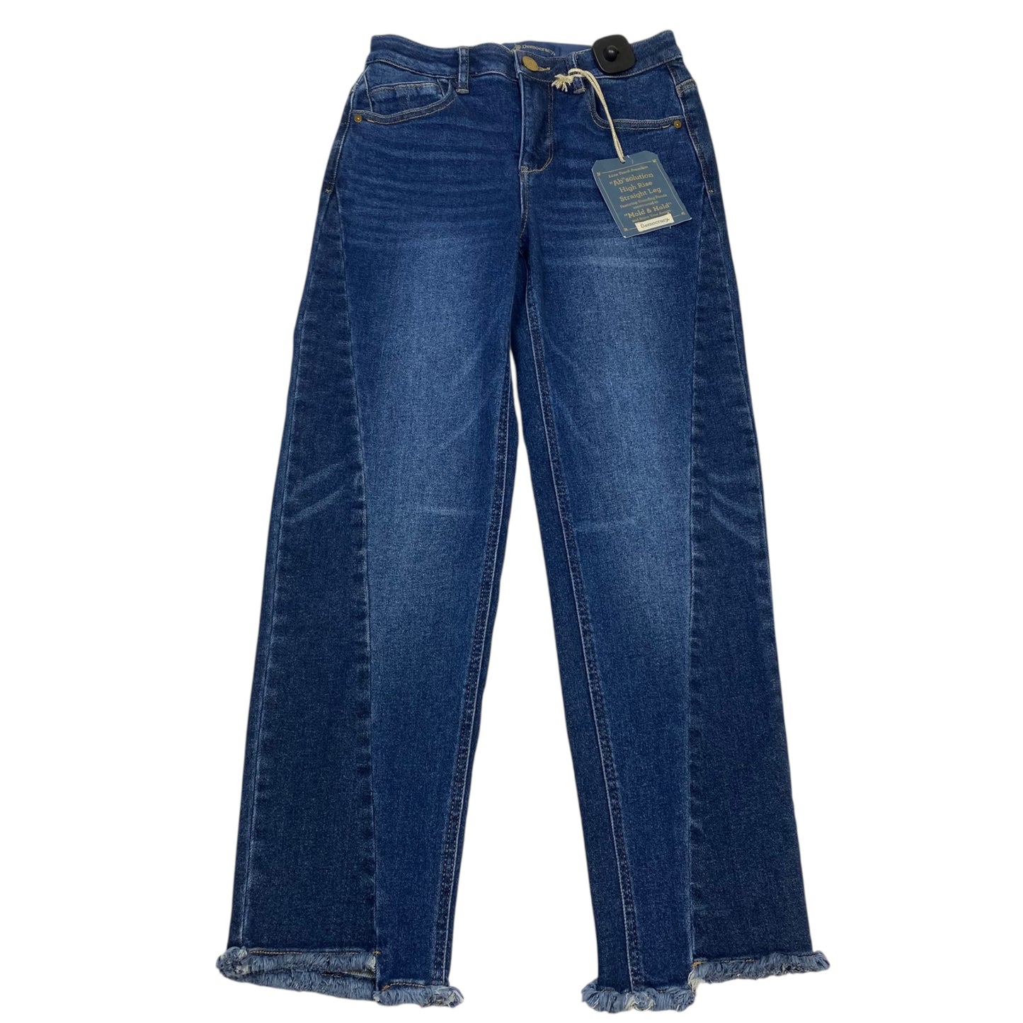 Jeans Straight By Democracy In Blue Denim, Size:2