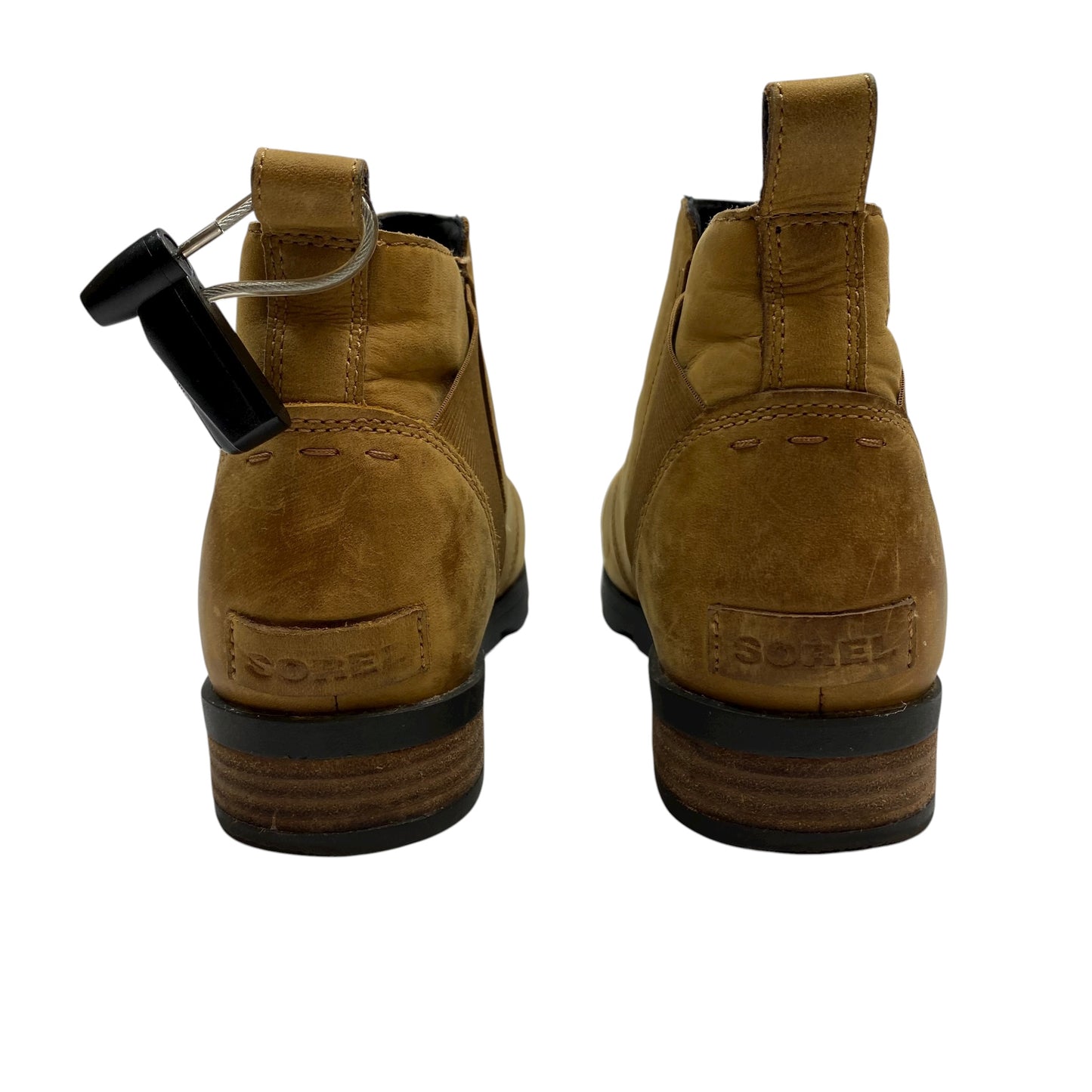 Boots Ankle Flats By Sorel In Brown, Size:9.5