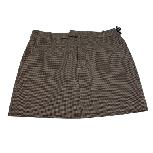 Skirt Mini & Short By Gap In Brown, Size:L