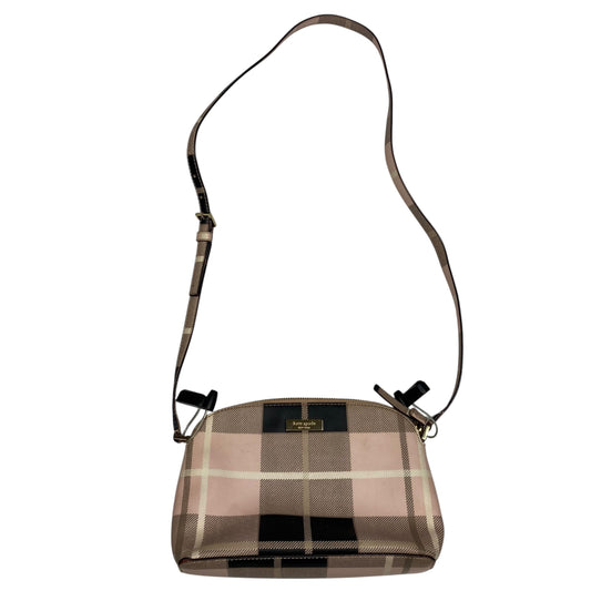 Crossbody Designer By Kate Spade In Black & Pink, Size:Medium