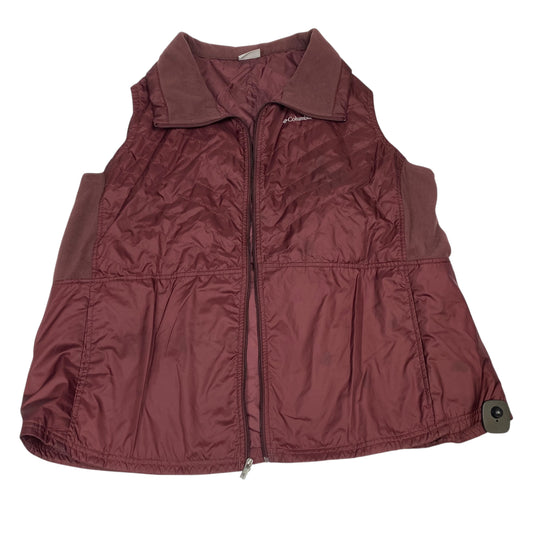Vest Puffer & Quilted By Columbia In Red, Size:3X