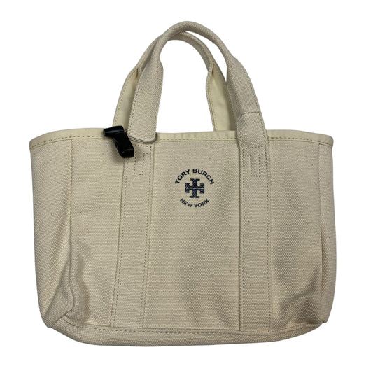 Handbag Designer By Tory Burch In Cream, Size:Small