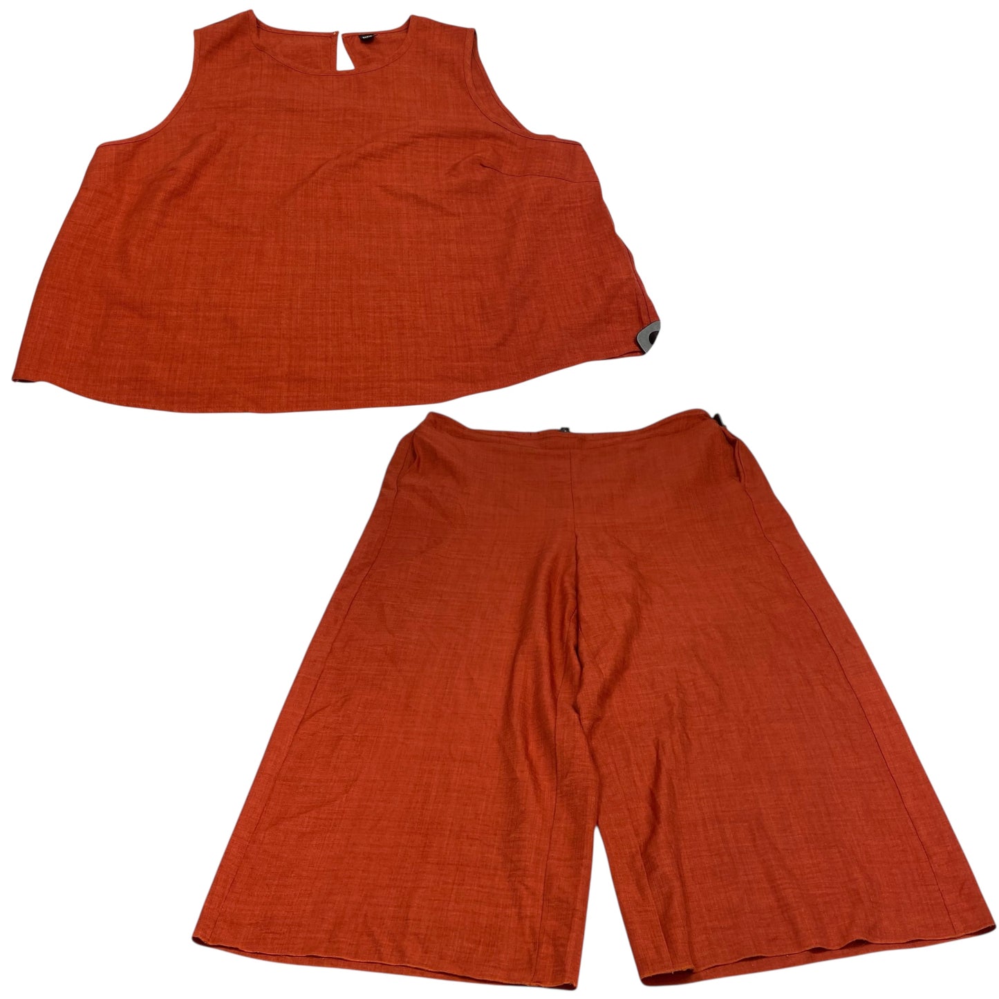 Pants Set 2Pc By Shein In Orange, Size:3