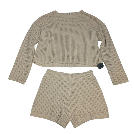 SHORTS SET by Sincerely Jules in CREAM, Size:M