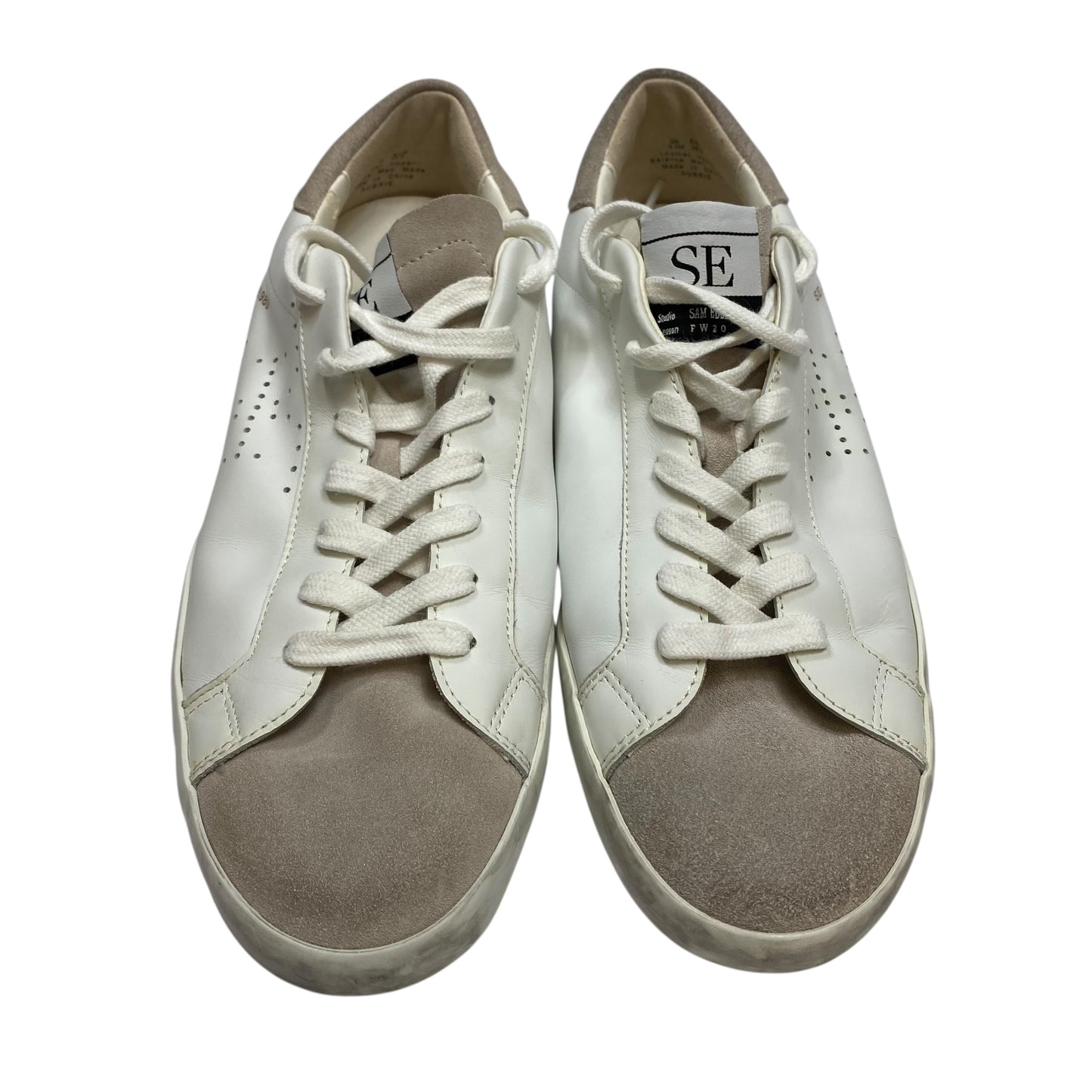 Shoes Sneakers By Sam Edelman In White, Size:9.5