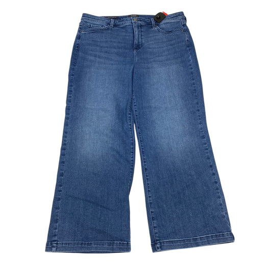 Jeans Wide Leg By Not Your Daughters Jeans In Blue Denim, Size:14
