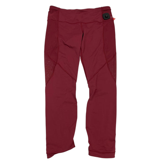 Athletic Leggings By Lululemon In Red, Size:M