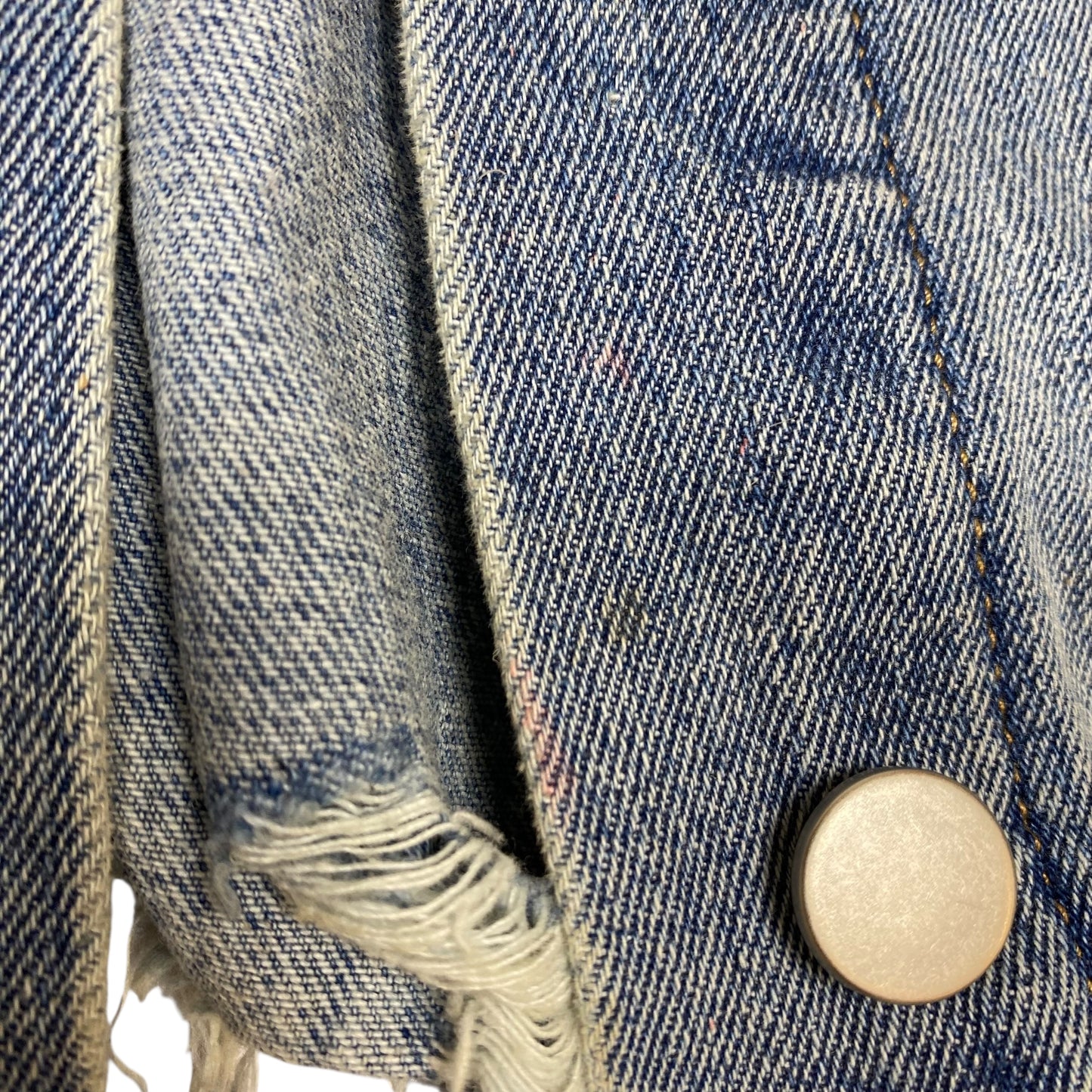 Jacket Denim By Lea & Viola In Blue Denim, Size:M