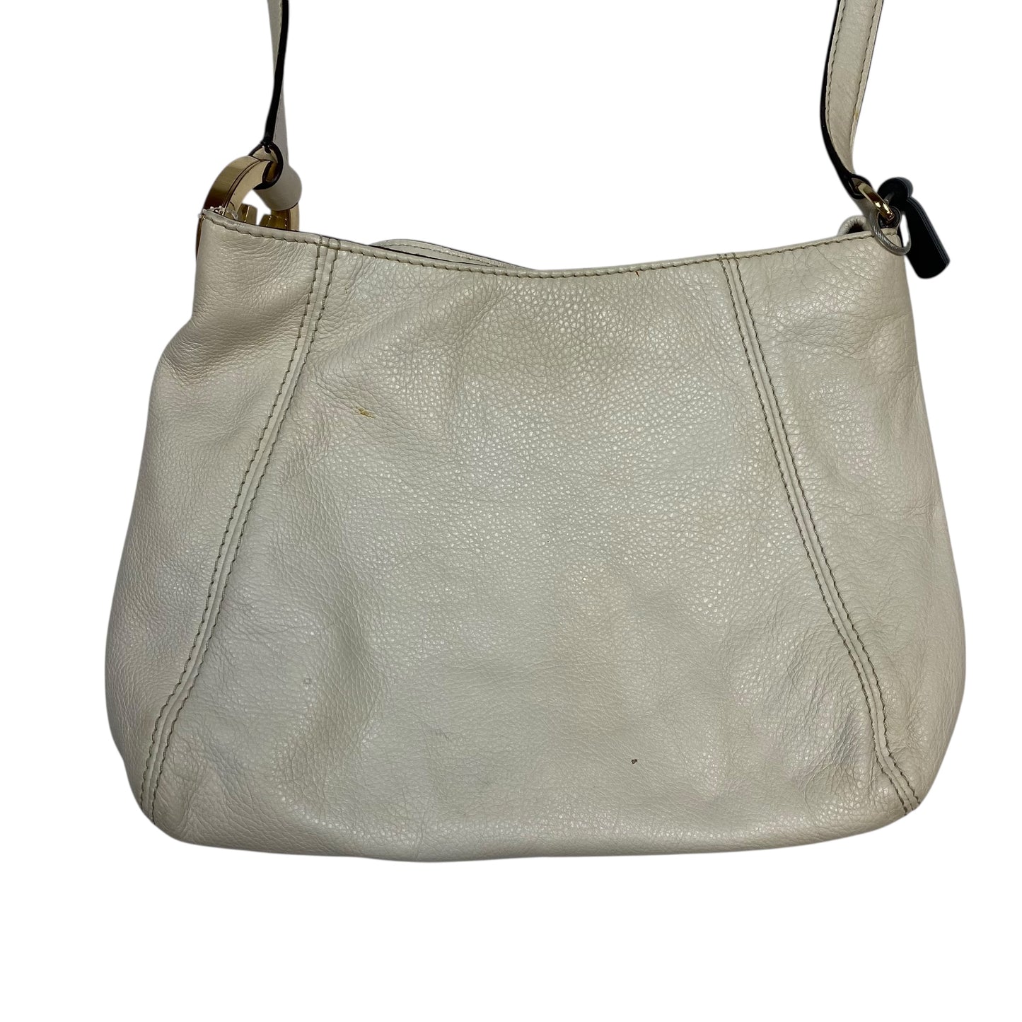 Crossbody Designer By Michael Kors In Cream, Size:Medium