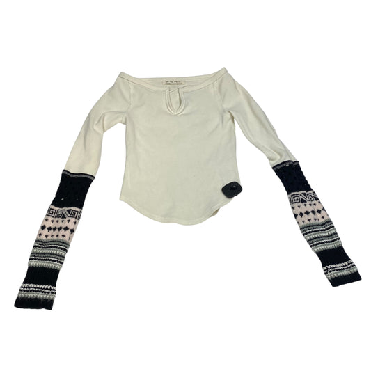 Top Ls By We The Free In Cream, Size:Xs