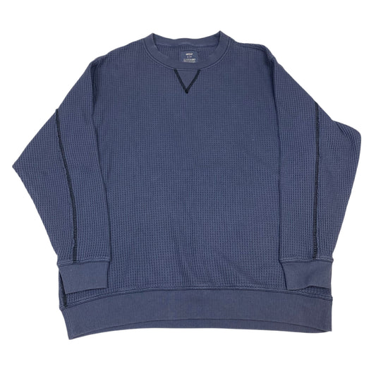 TOP LS by AERIE in BLUE, Size:S