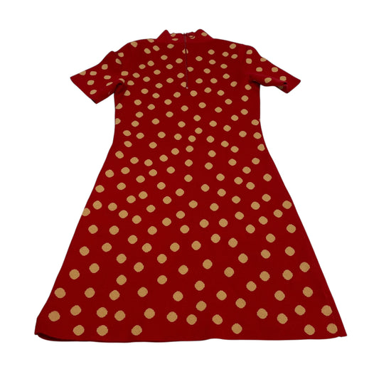 Dress Sweater By Anthropologie In Red, Size:Xs