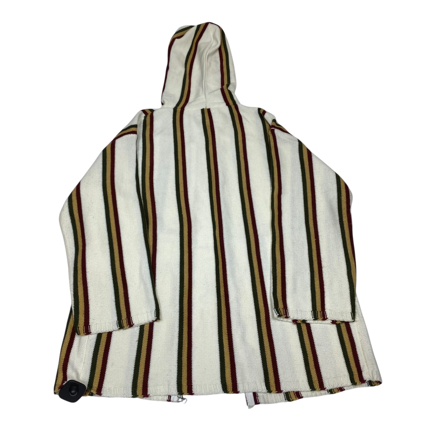 CARDIGAN by Andtheway in CREAM & GREEN, Size:S