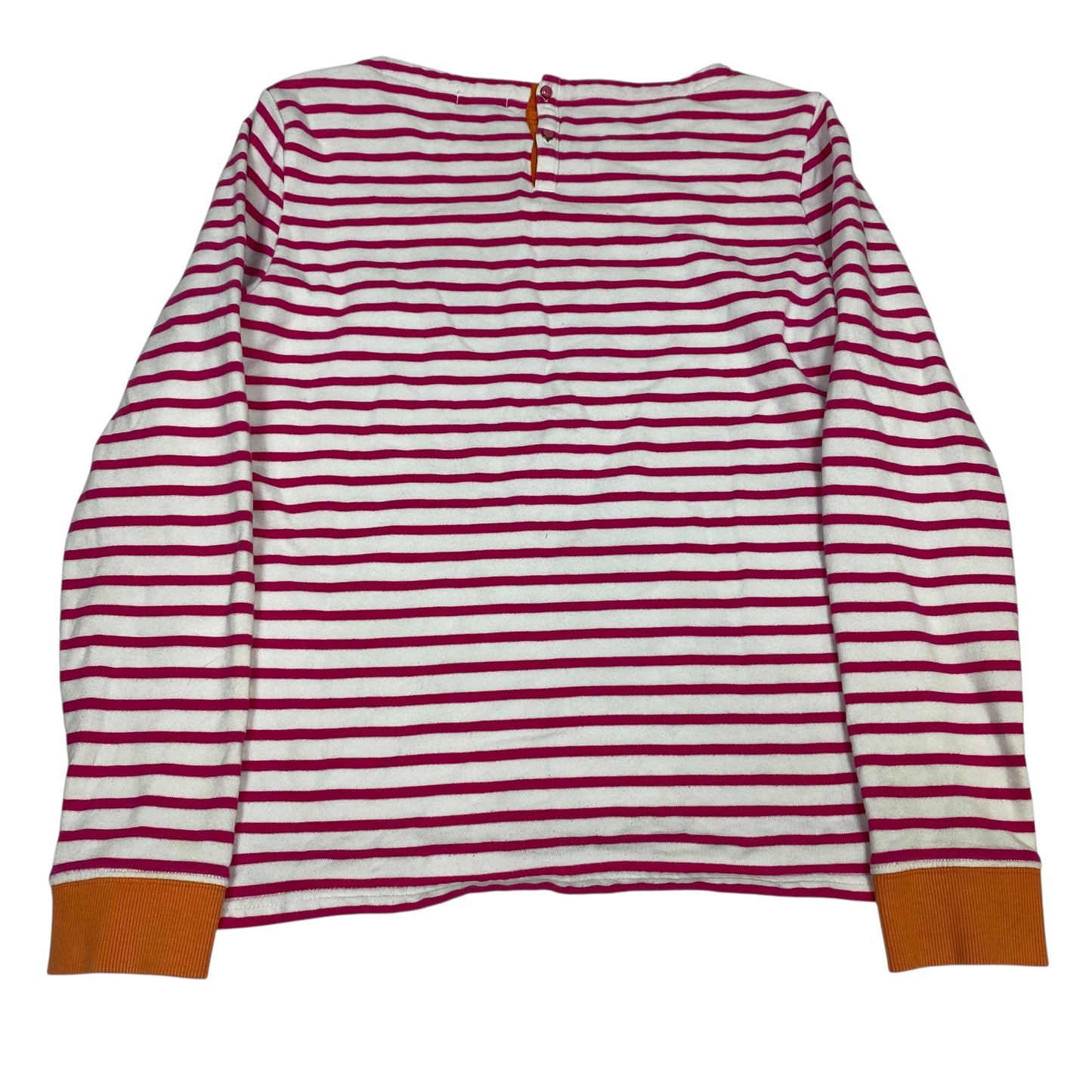 Top Ls Designer By Vineyard Vines In Pink & White, Size:M