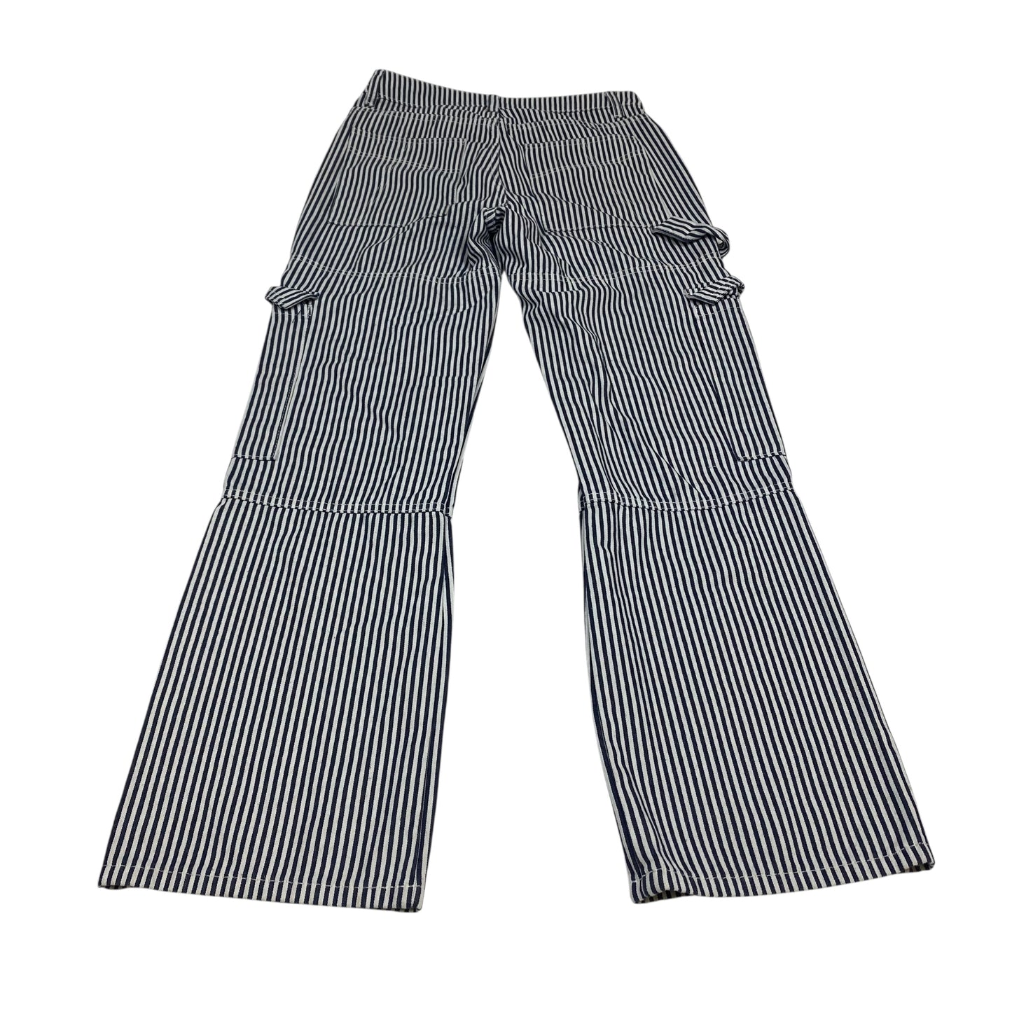 Jeans Straight By Edikted In Blue & White, Size:Xs