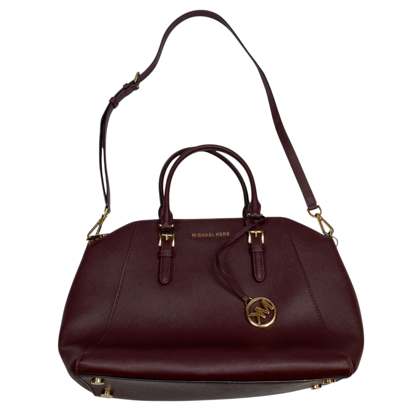 Handbag Designer By Michael Kors In Red, Size:Large
