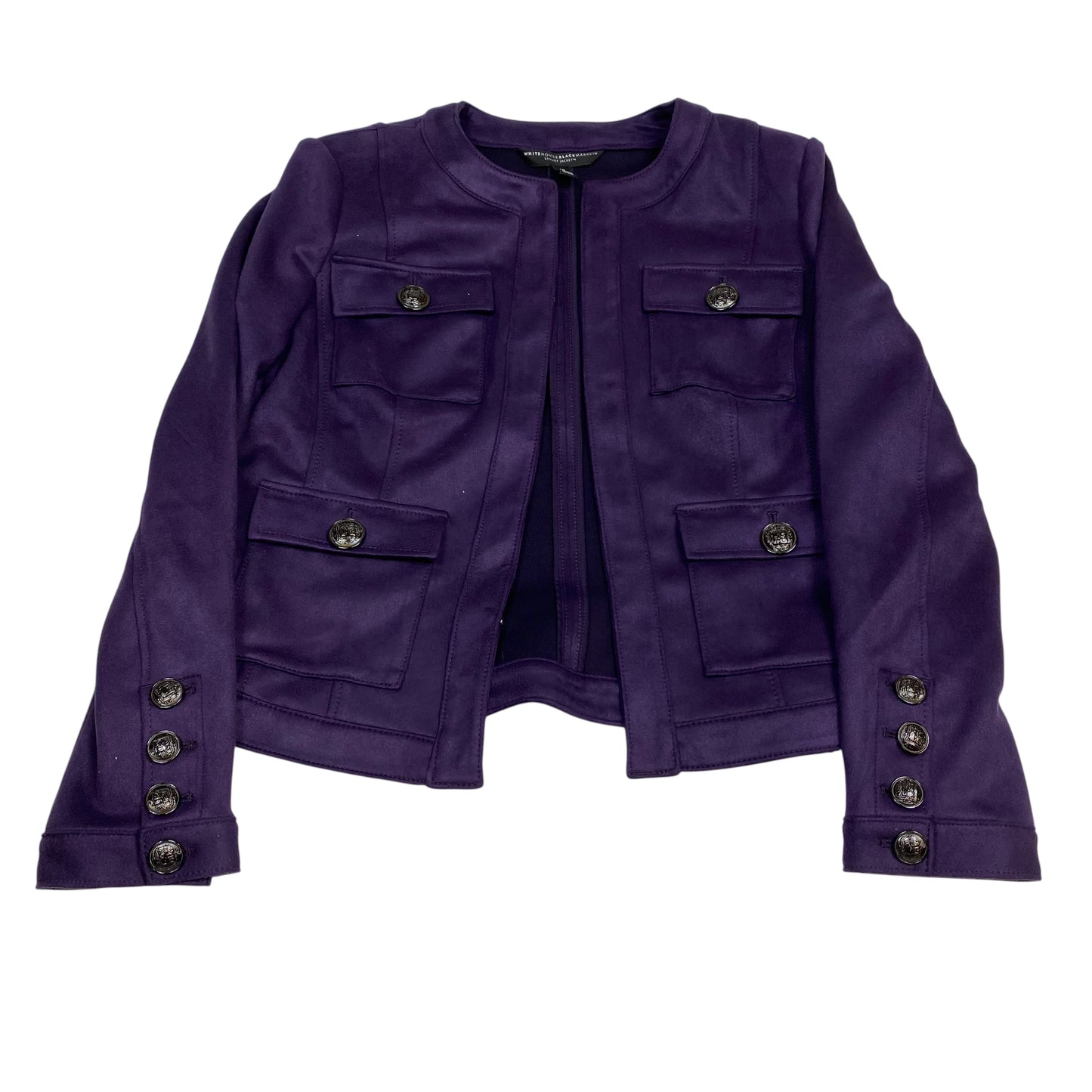 Jacket Other By White House Black Market In Purple, Size:M