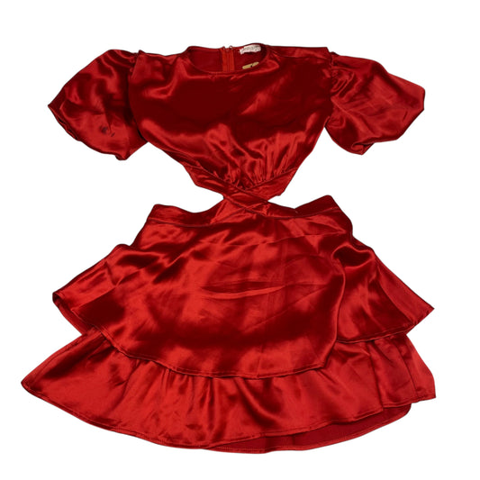 Dress Party Short By Vestique In Red, Size:S