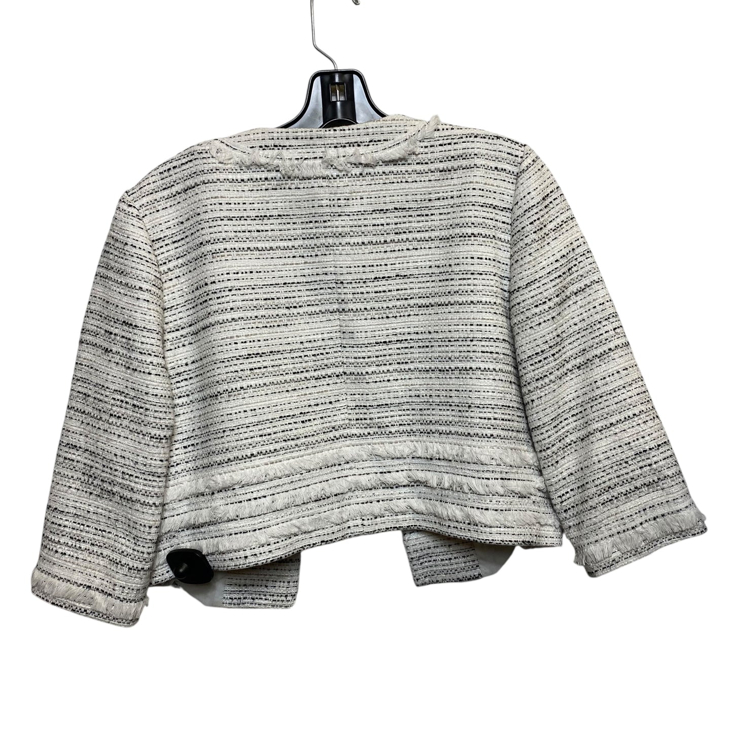 Blazer Designer By Karl Lagerfeld In Black & White, Size:M