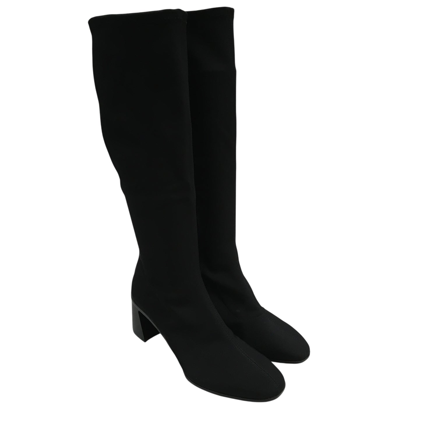 Boots Knee Heels By Aerosoles In Black, Size:9