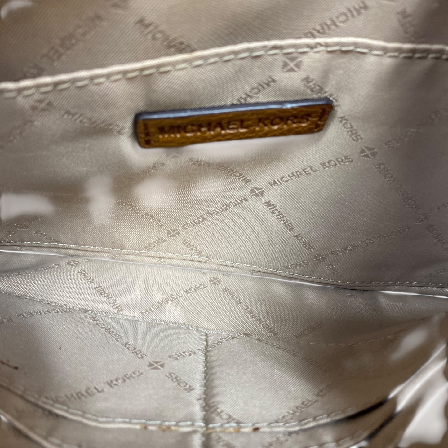 Wristlet Designer By Michael Kors In Brown, Size:Medium