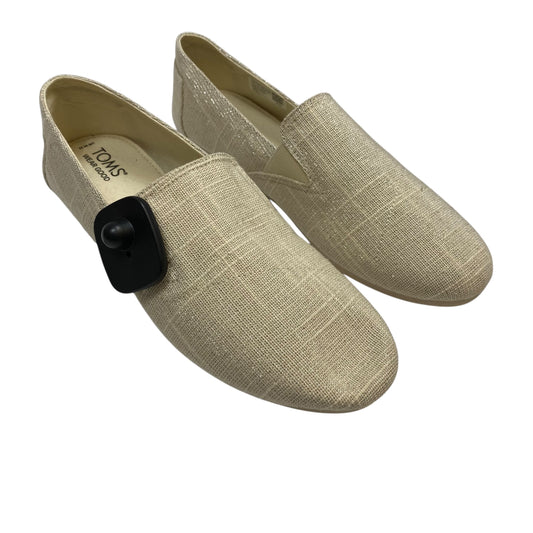 Shoes Flats By Toms In Cream, Size:11