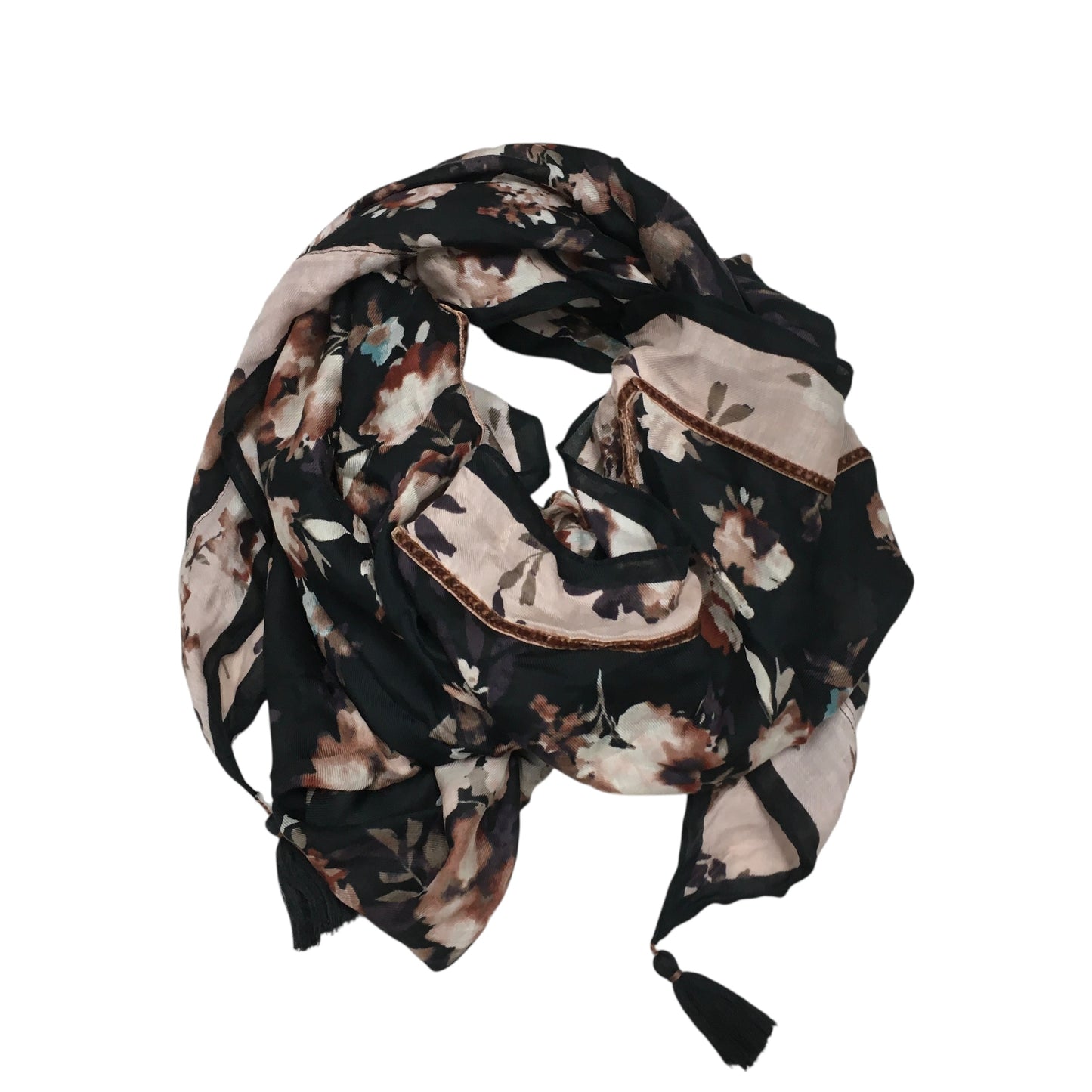 SCARF SQUARE by CLOTHES MENTOR in BLUE & PINK