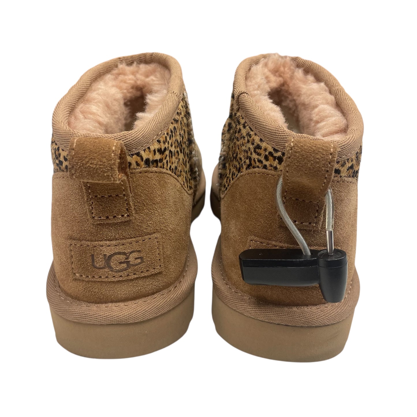 Boots Designer By Ugg In Animal Print, Size:8