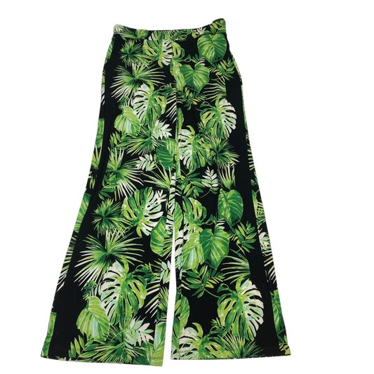 Pants Wide Leg By White House Black Market In Black & Green, Size:S